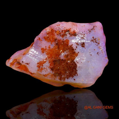 20.00 Cts Natural Australian Fire Opal Loose Gemstone Fancy Rough 33x23x6 mm R-145
