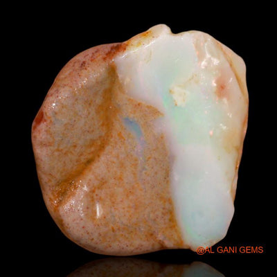 27.10 Cts Natural Australian Fire Opal Loose Gemstone Fancy Rough 25x25x8 mm R-146