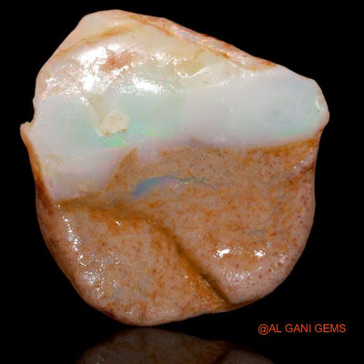 27.10 Cts Natural Australian Fire Opal Loose Gemstone Fancy Rough 25x25x8 mm R-146