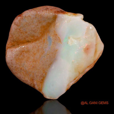 27.10 Cts Natural Australian Fire Opal Loose Gemstone Fancy Rough 25x25x8 mm R-146