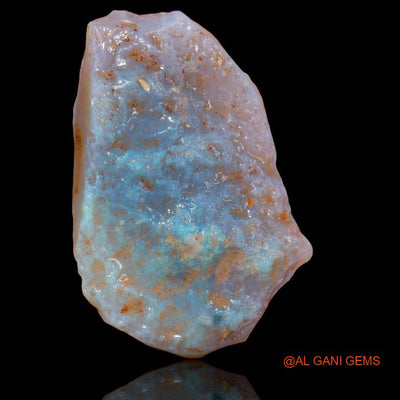 Natural Untreated Fire Opal Loose Gemstone Fancy Rough From Australia 48.30 Cts 44x29x0 mm R-148