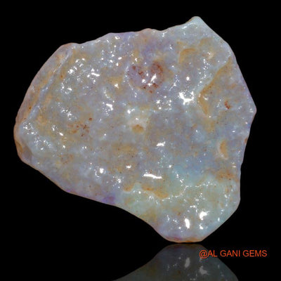 29.90 Cts Natural Australian Fire Opal Fancy Rough Loose Gemstone For Jewelry 30x27x7 mm R-151