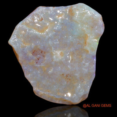 29.90 Cts Natural Australian Fire Opal Fancy Rough Loose Gemstone For Jewelry 30x27x7 mm R-151