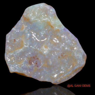 29.90 Cts Natural Australian Fire Opal Fancy Rough Loose Gemstone For Jewelry 30x27x7 mm R-151