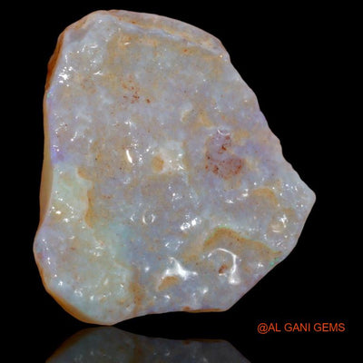 29.90 Cts Natural Australian Fire Opal Fancy Rough Loose Gemstone For Jewelry 30x27x7 mm R-151