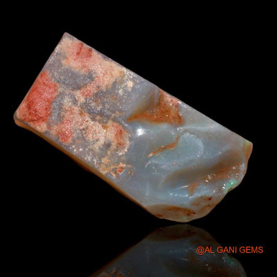 41.30 Cts Unheated Australian Fire Opal Loose Gemstone Fancy Rough Natural 28x14x9 mm R-152