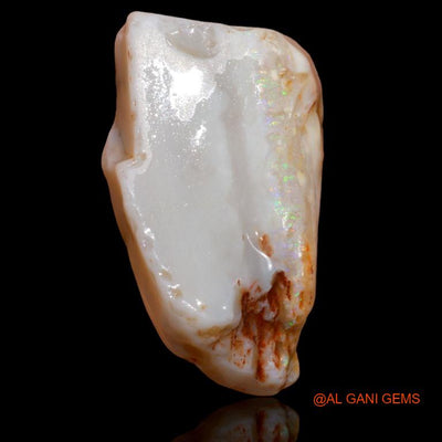 64.80 Cts Natural Australian Fire Opal Loose Gemstone Fancy Rough 41x22x14 mm R-154