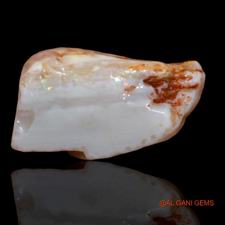 64.80 Cts Natural Australian Fire Opal Loose Gemstone Fancy Rough 41x22x14 mm R-154