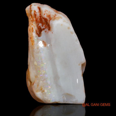 64.80 Cts Natural Australian Fire Opal Loose Gemstone Fancy Rough 41x22x14 mm R-154