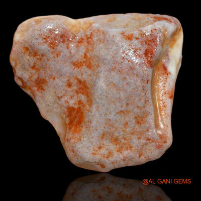 36.70 Cts Natural Australian Fire Opal Loose Gemstone Fancy Rough 33x29x11 mm R-155