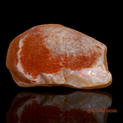 34.90 Cts Natural Australian Fire Opal Loose Gemstone Fancy Rough 30x24x11 mm R-157