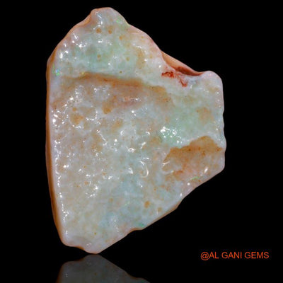 Natural Untreated Fire Opal Loose Gemstone Fancy Rough From Australia 21.00 Cts 32x23x5 mm R-158