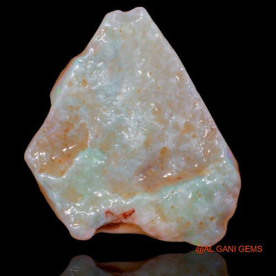 Natural Untreated Fire Opal Loose Gemstone Fancy Rough From Australia 21.00 Cts 32x23x5 mm R-158
