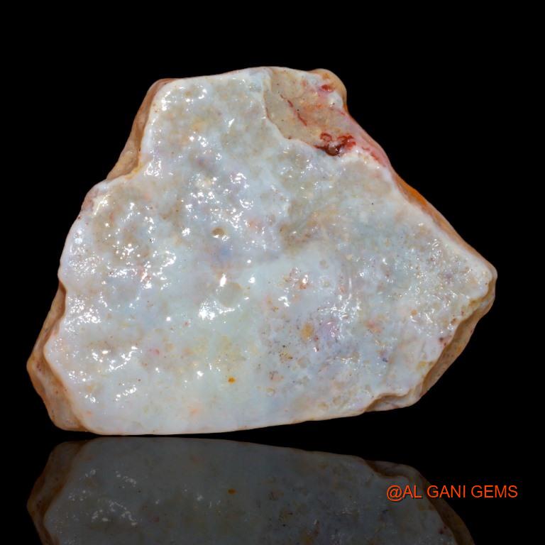 Natural Untreated Fire Opal Loose Gemstone Fancy Rough From Australia 21.00 Cts 32x23x5 mm R-158