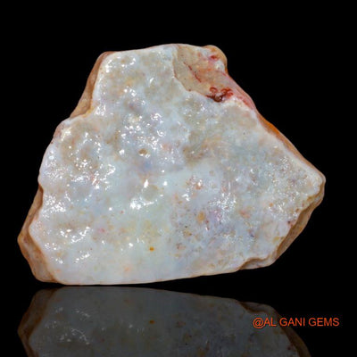 Natural Untreated Fire Opal Loose Gemstone Fancy Rough From Australia 21.00 Cts 32x23x5 mm R-158