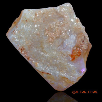 39.55 Cts Natural Australian Fire Opal Loose Gemstone Fancy Rough 36x28x6 mm R-160