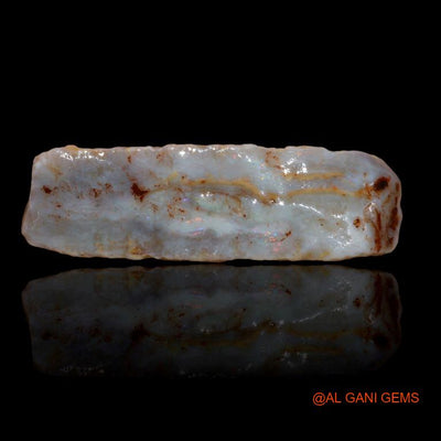 Natural Fire Opal Gemstone 30.85 Cts Loose Fancy Rough From Australia 44x13x8 mm R-161