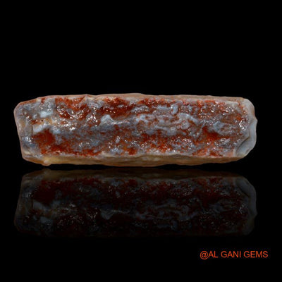 Natural Fire Opal Gemstone 30.85 Cts Loose Fancy Rough From Australia 44x13x8 mm R-161