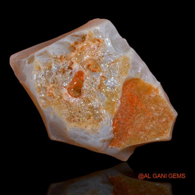 31.45 Cts Natural Australian Fire Opal Loose Gemstone Fancy Rough 23x18x10 mm R-162