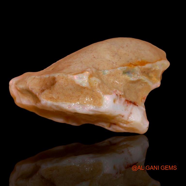 33.90 Cts Natural Australian Fire Opal Loose Gemstone Fancy Rough 31x22x14 mm R-164