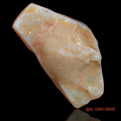 Natural Fire Opal Gemstone 48.90 Cts Loose Fancy Rough From Australia 36x19x16 mm R-165