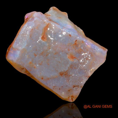 19.00 Cts Natural Australian Fire Opal Fancy Rough Loose Gemstone For Jewelry 23x19x7 mm R-169