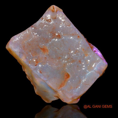 19.00 Cts Natural Australian Fire Opal Fancy Rough Loose Gemstone For Jewelry 23x19x7 mm R-169