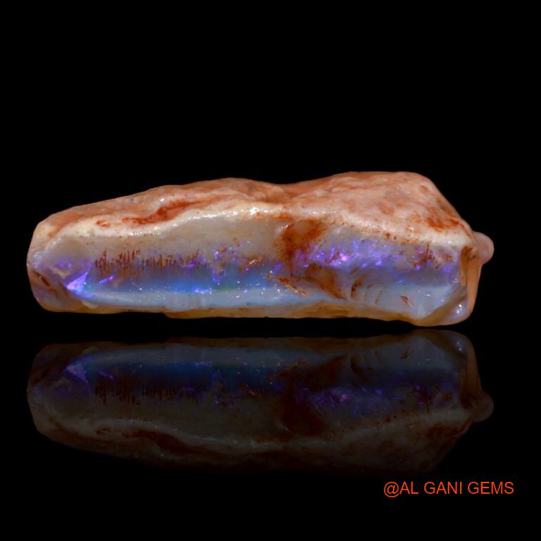 19.00 Cts Natural Australian Fire Opal Fancy Rough Loose Gemstone For Jewelry 23x19x7 mm R-169