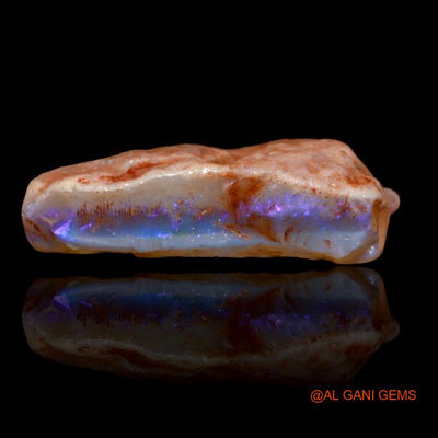 19.00 Cts Natural Australian Fire Opal Fancy Rough Loose Gemstone For Jewelry 23x19x7 mm R-169