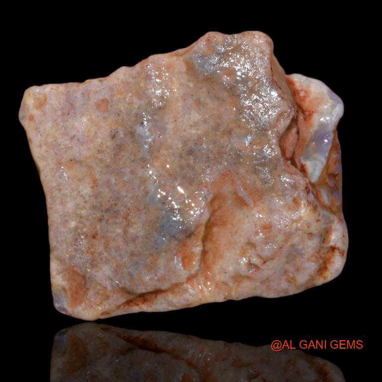 19.00 Cts Natural Australian Fire Opal Fancy Rough Loose Gemstone For Jewelry 23x19x7 mm R-169