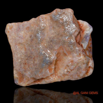19.00 Cts Natural Australian Fire Opal Fancy Rough Loose Gemstone For Jewelry 23x19x7 mm R-169