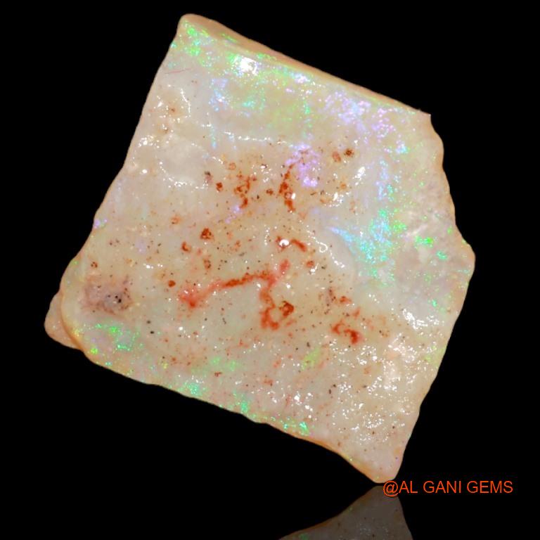 9.70 Cts Unheated Australian Fire Opal Loose Gemstone Fancy Rough Natural 17x16x5 mm R-176