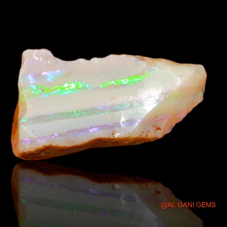 4.35 Cts Natural Australian Fire Opal Fancy Rough Loose Gemstone For Jewelry 17x9x7 mm R-178