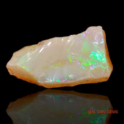 4.35 Cts Natural Australian Fire Opal Fancy Rough Loose Gemstone For Jewelry 17x9x7 mm R-178