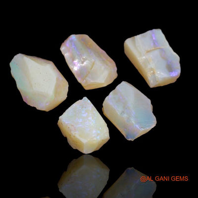5 Pcs 21.90 Cts Natural Australian Fire Opal Loose Gemstone Fancy Rough Wholesale Lot 11x5x8 mm To 15x5x10 mm R-188