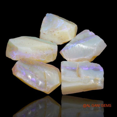 5 Pcs 21.90 Cts Natural Australian Fire Opal Loose Gemstone Fancy Rough Wholesale Lot 11x5x8 mm To 15x5x10 mm R-188