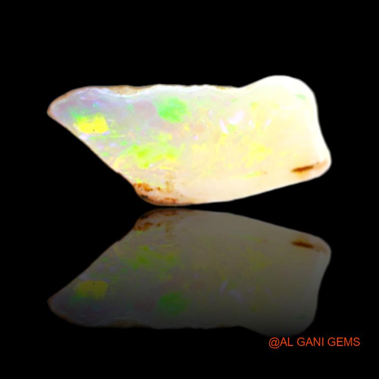 3.35 Cts Natural Australian Fire Opal Fancy Rough Loose Gemstone For Jewelry 6x4x2 mm R-18