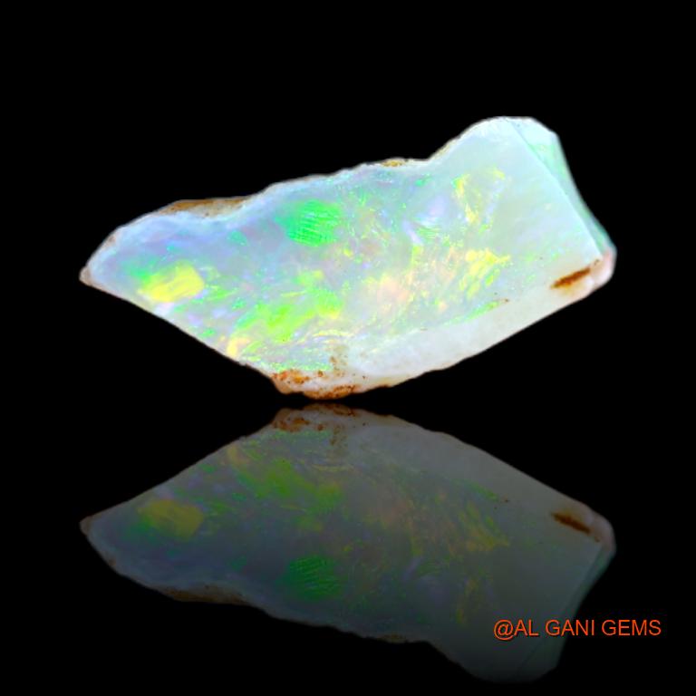 3.35 Cts Natural Australian Fire Opal Fancy Rough Loose Gemstone For Jewelry 6x4x2 mm R-18