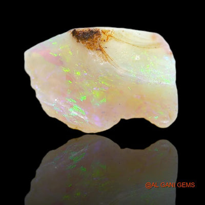 3.35 Cts Natural Australian Fire Opal Fancy Rough Loose Gemstone For Jewelry 6x4x2 mm R-18