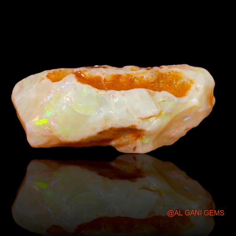 10.00 Cts Natural Australian Fire Opal Loose Gemstone Fancy Rough 22x9x10 mm R-191
