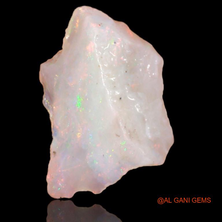 Natural Fire Opal Gemstone 4.15 Cts Loose Fancy Rough From Australia 16x11x4 mm R-193