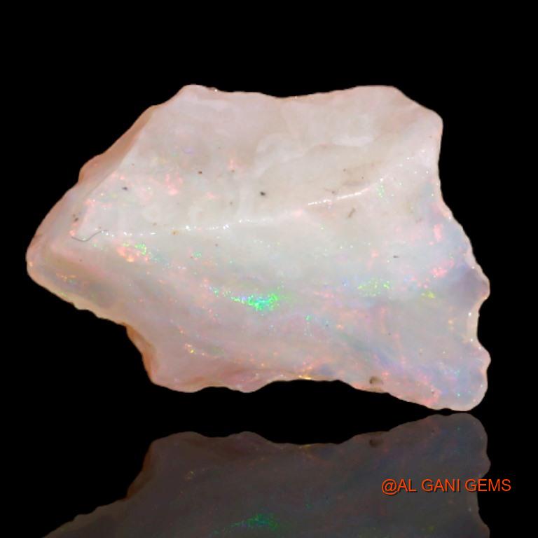 Natural Fire Opal Gemstone 4.15 Cts Loose Fancy Rough From Australia 16x11x4 mm R-193