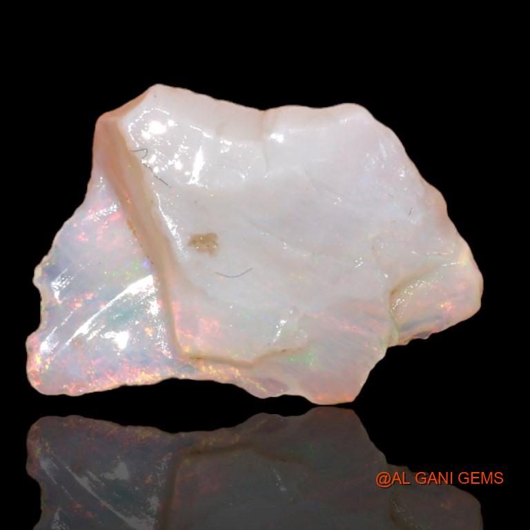 Natural Fire Opal Gemstone 4.15 Cts Loose Fancy Rough From Australia 16x11x4 mm R-193