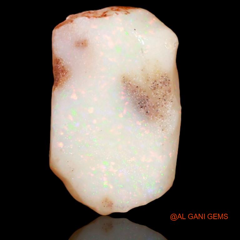 6.40 Cts Natural Australian Fire Opal Loose Gemstone Fancy Rough 17x10x4 mm R-194