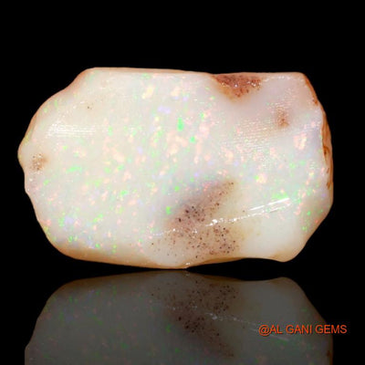 6.40 Cts Natural Australian Fire Opal Loose Gemstone Fancy Rough 17x10x4 mm R-194