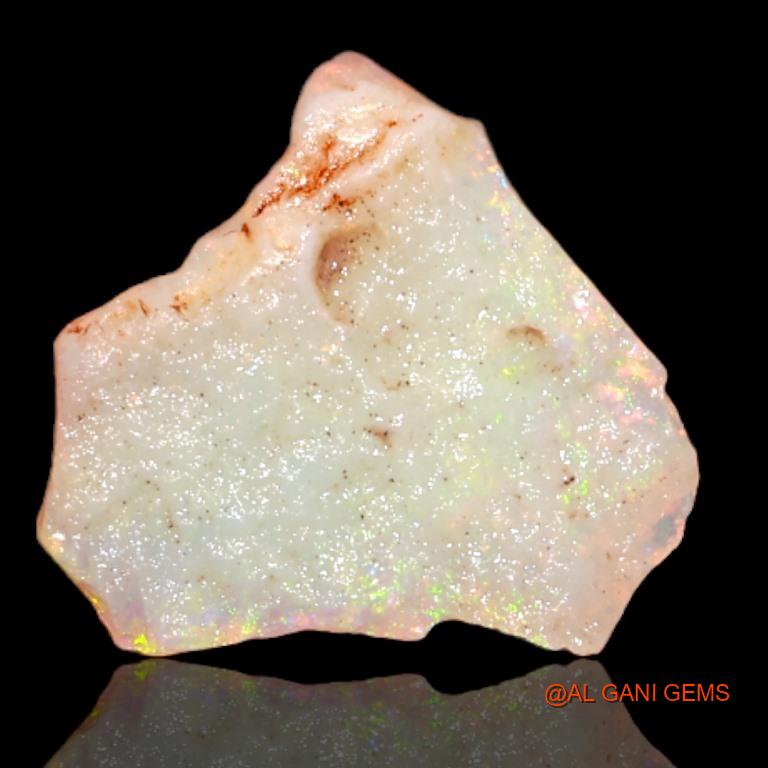 4.40 Cts Unheated Australian Fire Opal Loose Gemstone Fancy Rough Natural 14x13x4 mm R-195