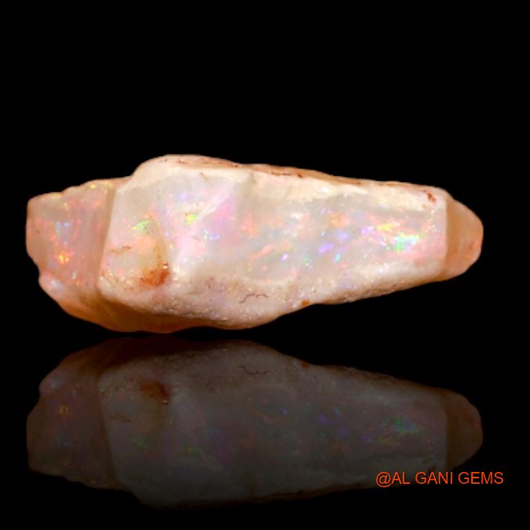 4.40 Cts Unheated Australian Fire Opal Loose Gemstone Fancy Rough Natural 14x13x4 mm R-195