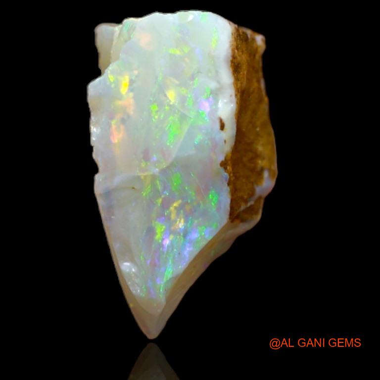 Natural Untreated Fire Opal Loose Gemstone Fancy Rough From Australia 4.90 Cts 14x10x6 mm R-196