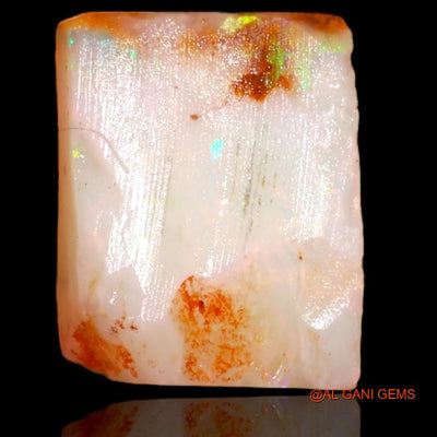 Natural Fire Opal Gemstone 6.85 Cts Loose Fancy Rough From Australia 13x9x6 mm R-197