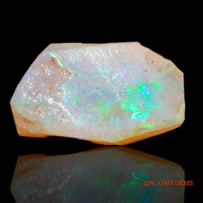 3.80 Cts Natural Australian Fire Opal Loose Gemstone Fancy Rough 14x8x4 mm R-198